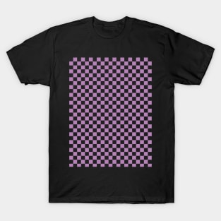 Lilac Checkered T-Shirt